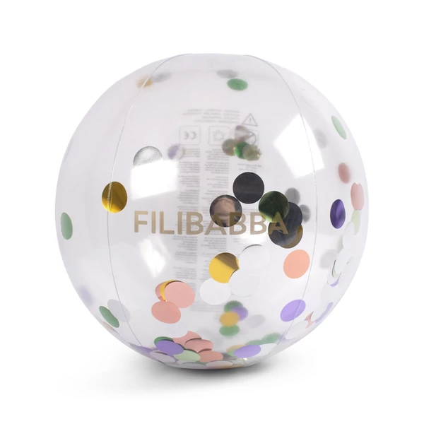 Strandlabda Alfie - Rainbow Confetti