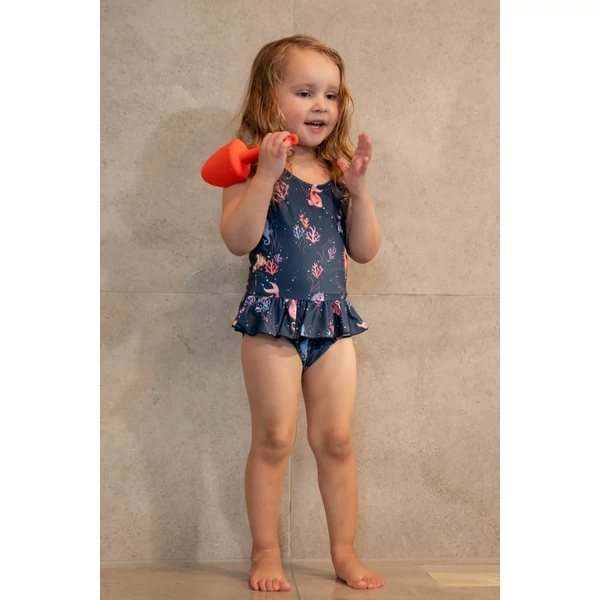 Eva – UV szűrős fürdőruha babáknak 1-2 év – Rainbow Reef