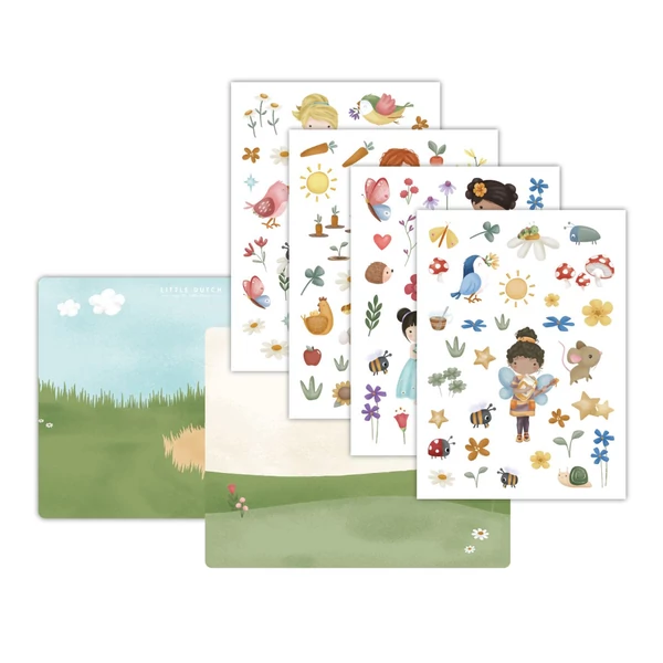 LITTLE DUTCH ABLAK MATRICA - ROSA ÉS BARÁTAI