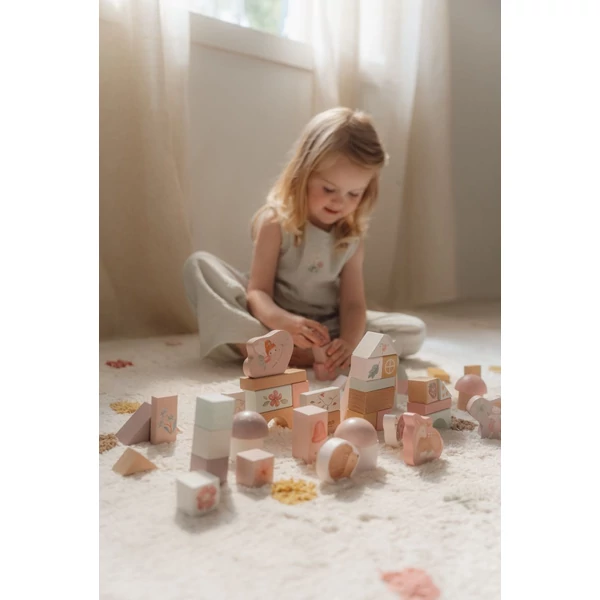 Little Dutch fa építőkocka 50 db - Fairy Garden