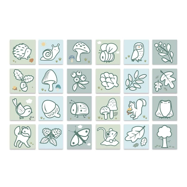 Little Dutch kifestő füzet - Forest Friends