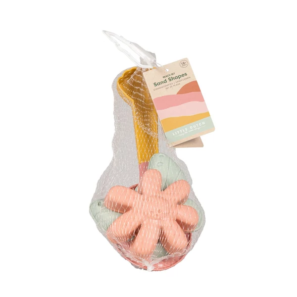 LITTLE DUTCH HOMOKOZÓ FORMÁK ÉS LAPÁT SZETT PINK