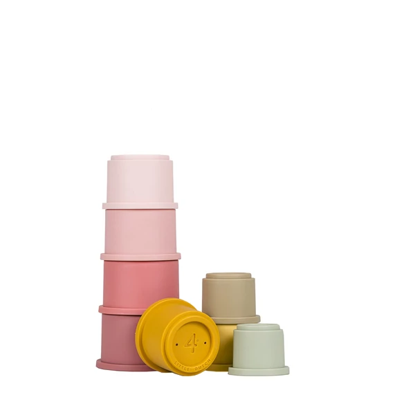 LITTLE DUTCH POHARAS TORONYÉPÍTŐ - PINK