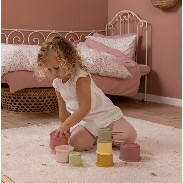 LITTLE DUTCH POHARAS TORONYÉPÍTŐ - PINK