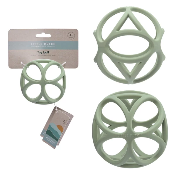 Little Dutch szilikon labda - zöld