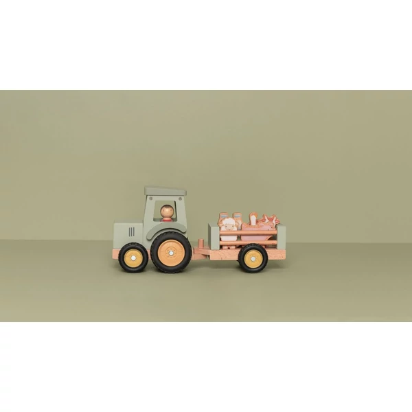 Little Dutch traktor utánfutóval - Little Farm