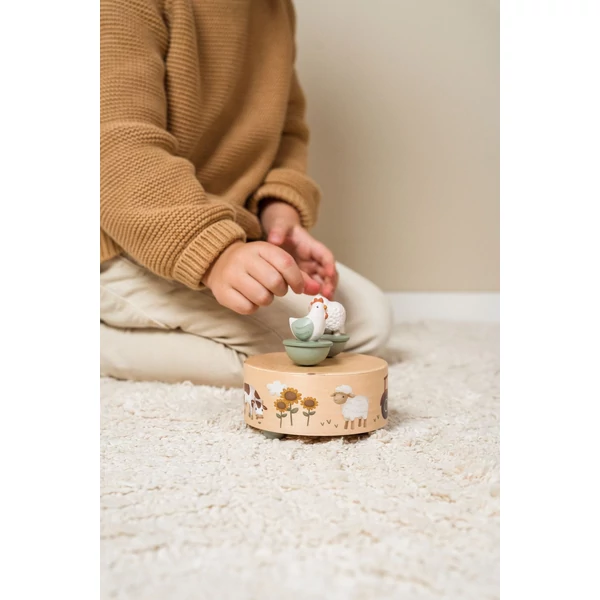 Little Dutch mozgó figurás zenedoboz - Little Farm