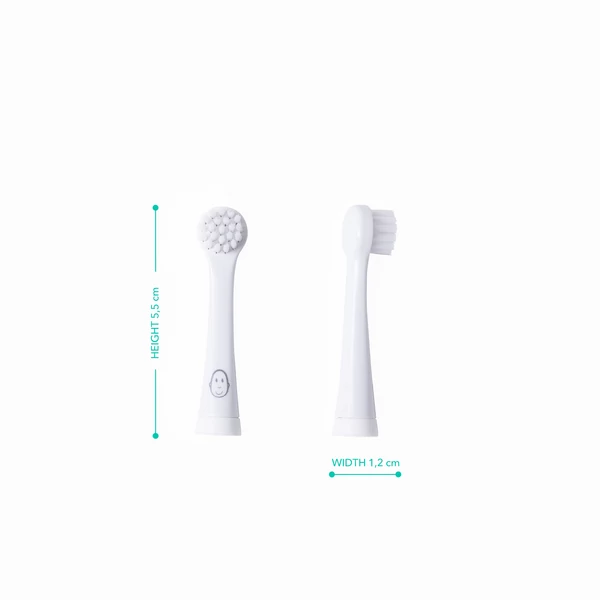 MM baba elektronikus szónikus fogkeféhez cserefejek (2db/csomag)