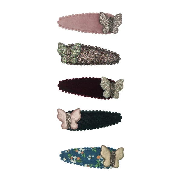 Mini Tündérpillangók - 5 db-os hajcsat szett