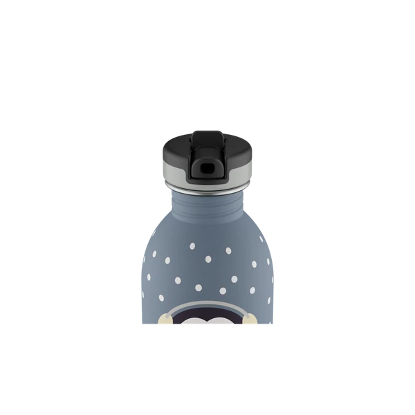 24BOTTLES Kids Urban 250ml rozsdamentes acél kulacs, Happy Penguin