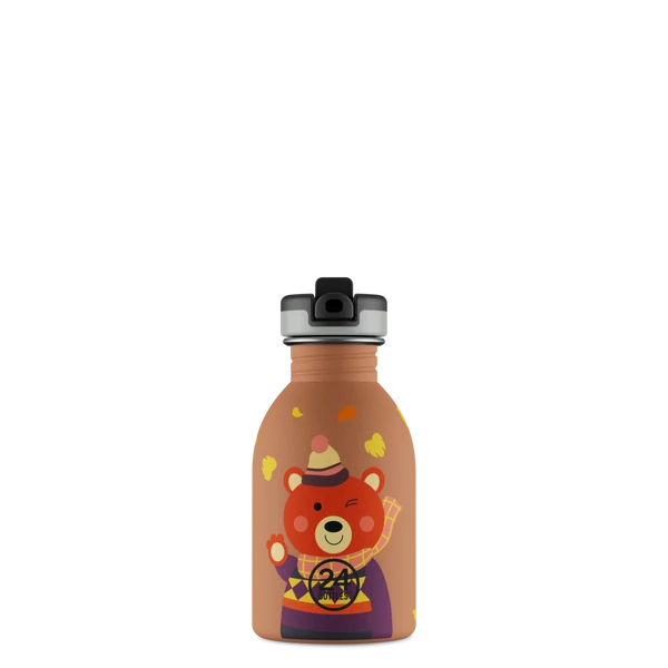 24BOTTLES Kids Urban 250ml rozsdamentes acél kulacs, Sweet Bear