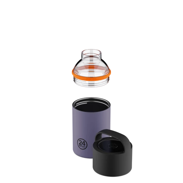 24BOTTLES Spin Bottle 480ml rozsdamentes acél bögre, Dusk