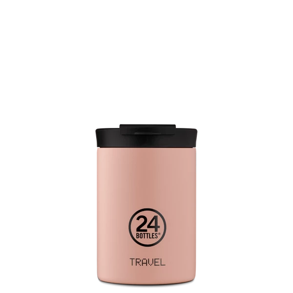 24BOTTLES Travel Tumbler 350ml rozsdamentes acél bögre, DUSTY PINK