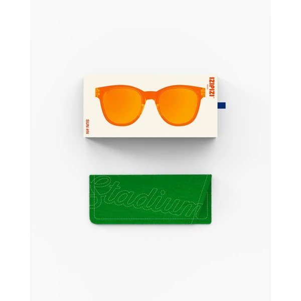 IZIPIZI OVERSIZE TRAPÉZ N STADIUM napszemüveg, Orange Smash