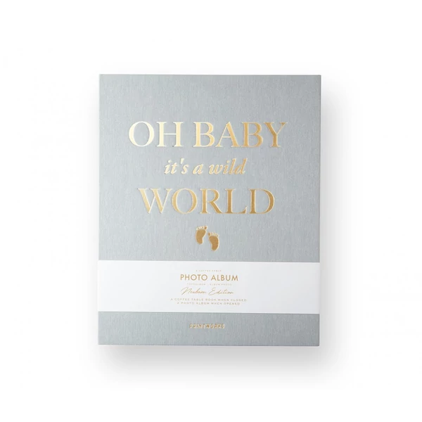 PRINTWORKS Baba fotóalbum - Baby it's a Wild World - mint