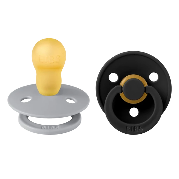 BIBS Colour 2-es szett (Delfin/Fekete), 18-36 hó