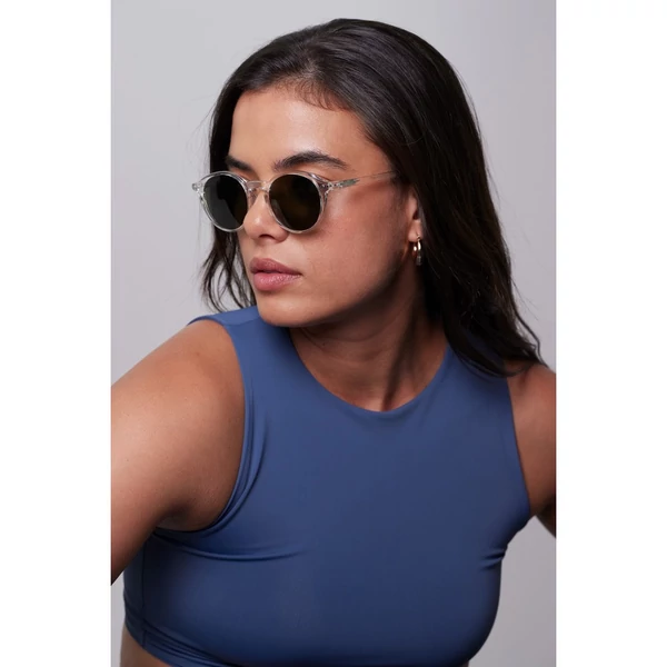 IZIPIZI IKONIKUS D napszemüveg, Crystal, polarizált zöld lencse