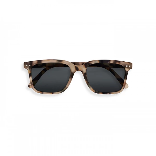 IZIPIZI TÉGLALAP L napszemüveg, világos teknőcmintás, szürke lencse