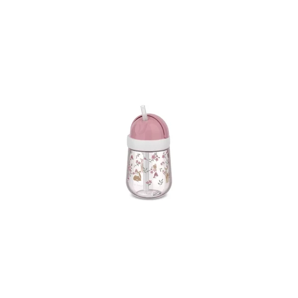 Little Dutch szívószálas pohár 300 ml - fairy garden