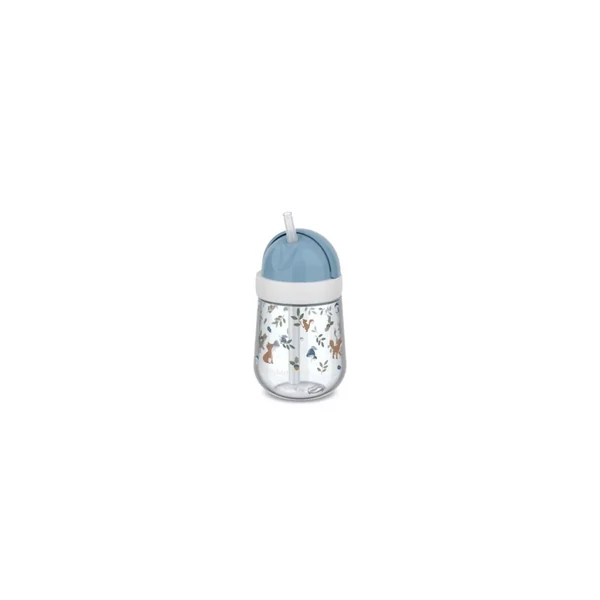 Little Dutch szívószálas pohár 300 ml - forest friends