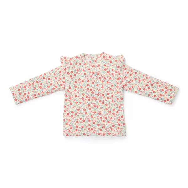 Little Dutch hosszú ujjú úszó póló Sunny Flowers Multi-colour - 74/80