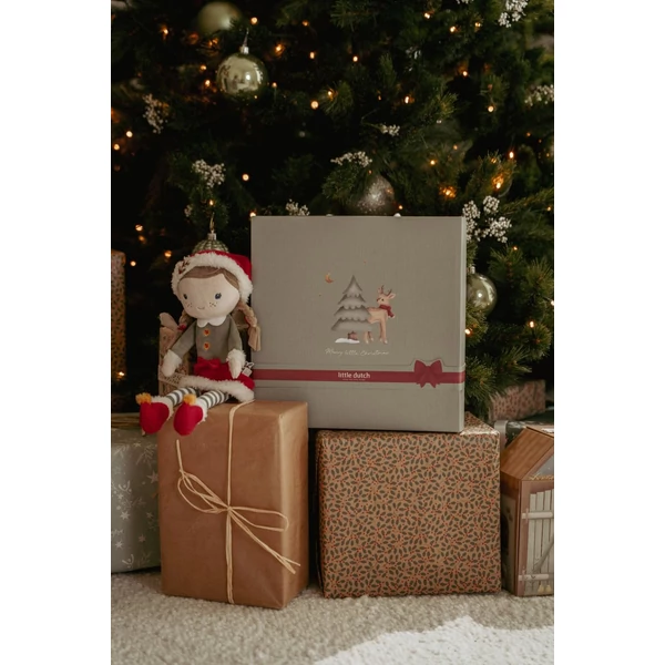 Little Dutch karácsonyi ajándékdoboz plüss játékokkal