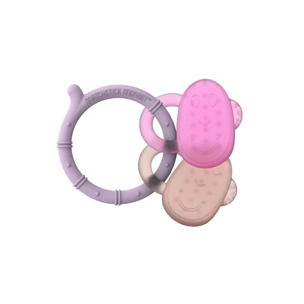 Hűsítő rágóka - lila,pink/púderrózsaszín