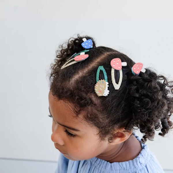 Mimi & Lula Süni és gomba csatok - 4 db-os szett