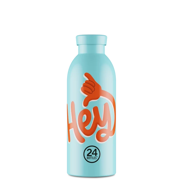 24BOTTLES Clima 500ml rozsdamentes acél termosz, Hey! Blue