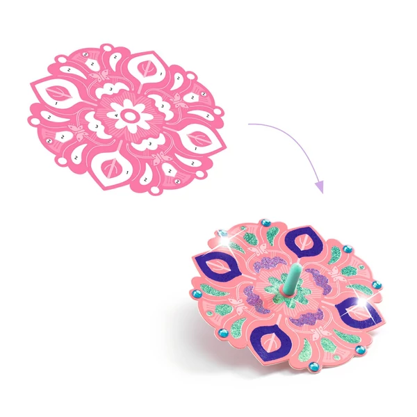 Csináld magad! - Színkeverő pörgettyű virágokkal - Flower Power