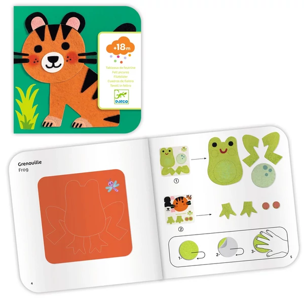 Kollázs műhely - Puha állatok filcből - Soft Animals