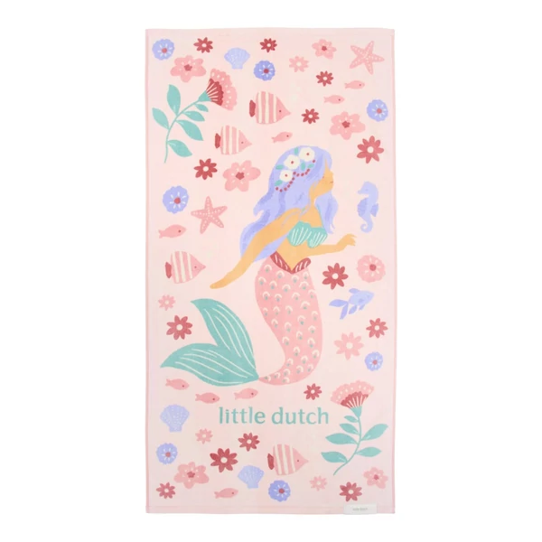 Little Dutch strandtörölköző Dreamy Mermaid Multicolour - 60cm X 120cm