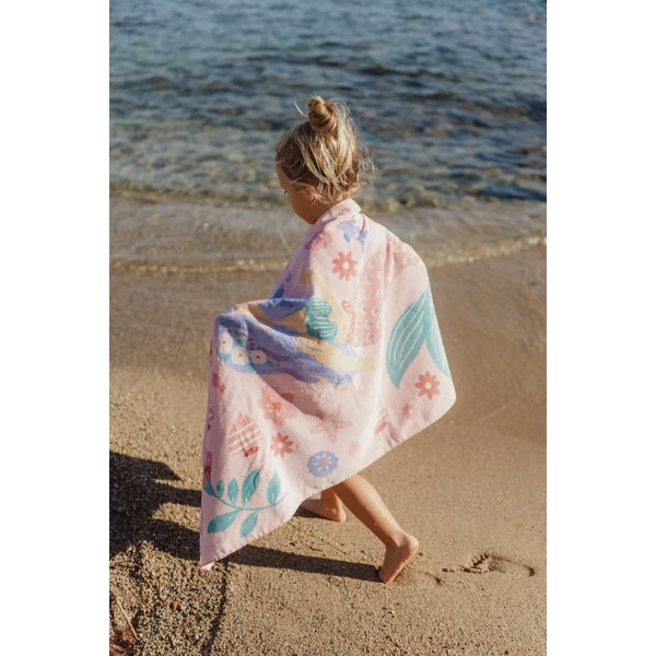 Little Dutch strandtörölköző Dreamy Mermaid Multicolour - 60cm X 120cm