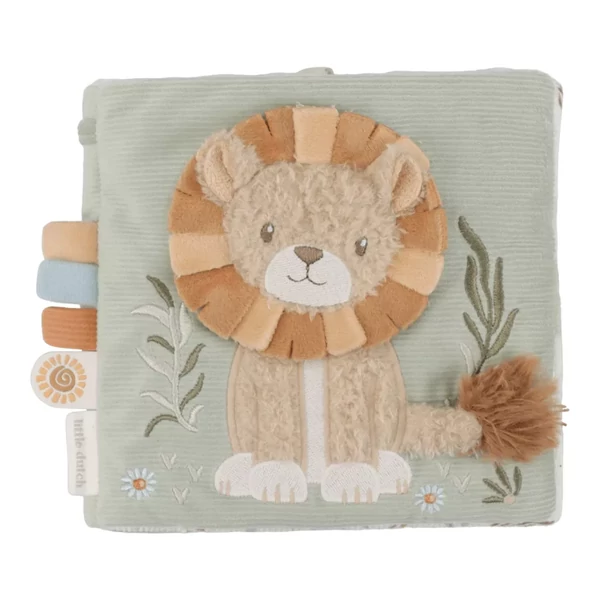 Little Dutch textil babakönyv nagy - Safari Friends