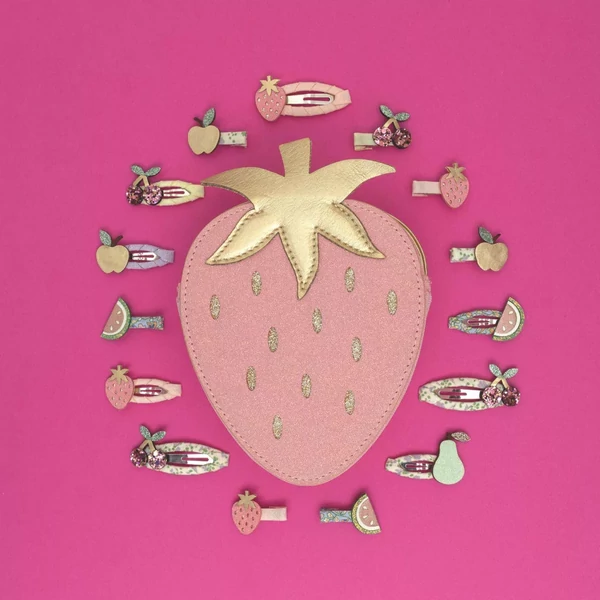 Gyümölcssalátás mini klipszek - 8 db-os szett