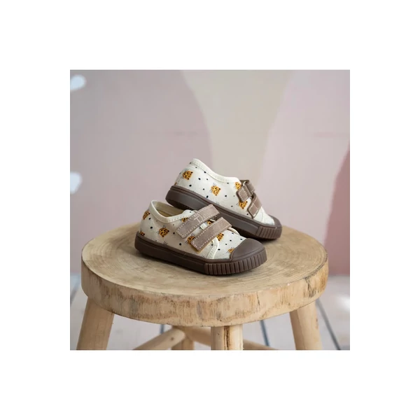 TD Shoes Vászoncipő - bézs, állatos