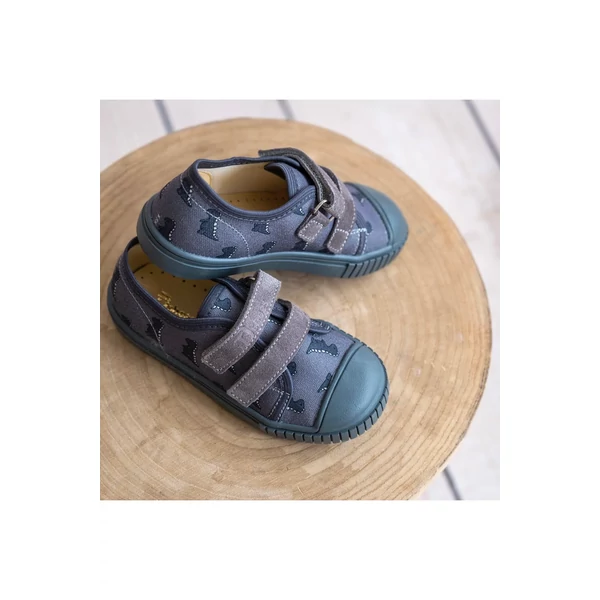 TD Shoes Vászoncipő - szürke, dinós