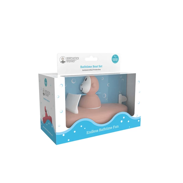 rózsaszín fürdőhajó