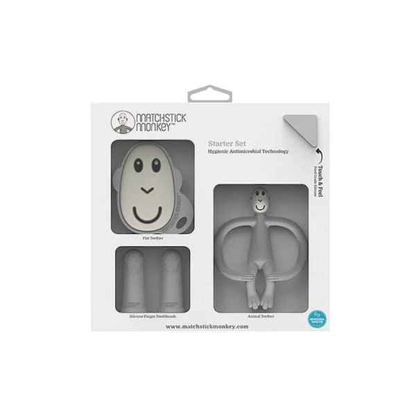 Fogzás rágómakival - alap szett - világosszürke