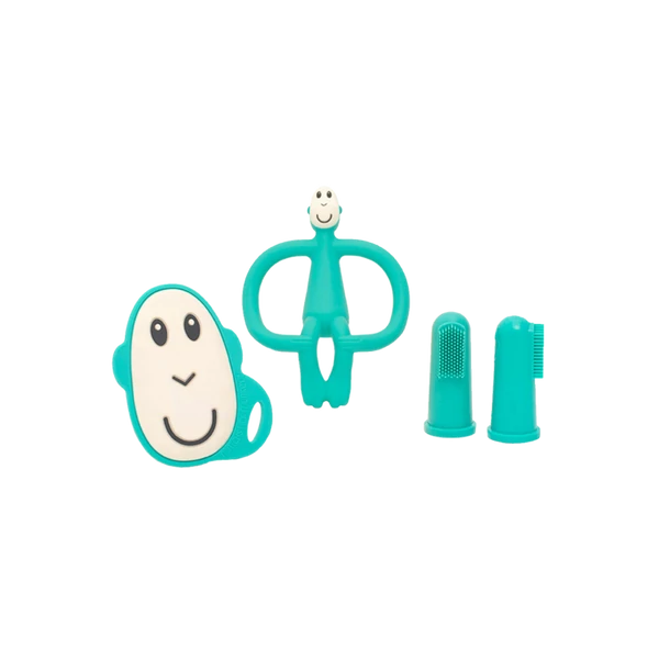 Matchstick Monkey Fogzás rágómakival alap szett zöld fogzás segítésére