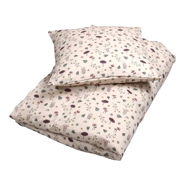 Ágyneműhúzat szett (junior) - erdei mintás (kék)