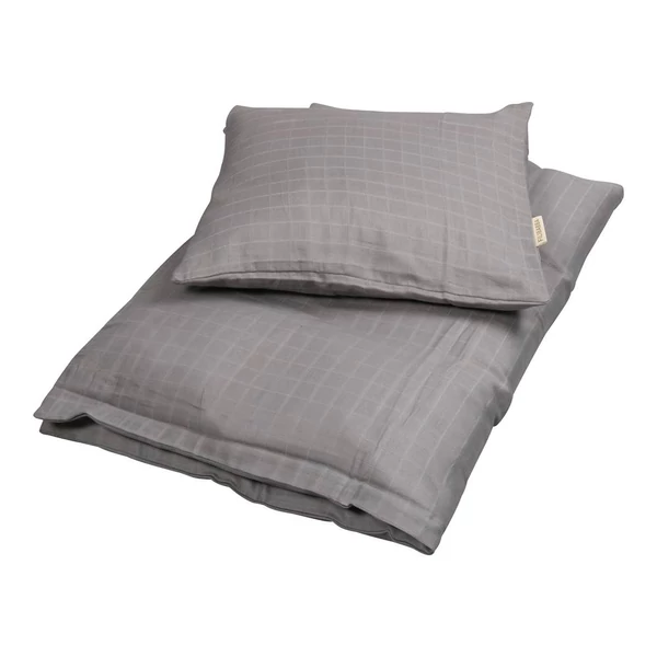 Ágyneműhúzat szett (junior) - szürke, muszlin