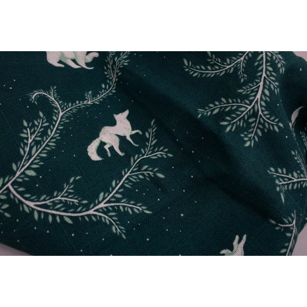 sötétzöld textilpelenka