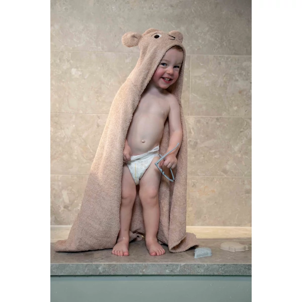 Filibabba macifejes kapucnis fürdőlepedő