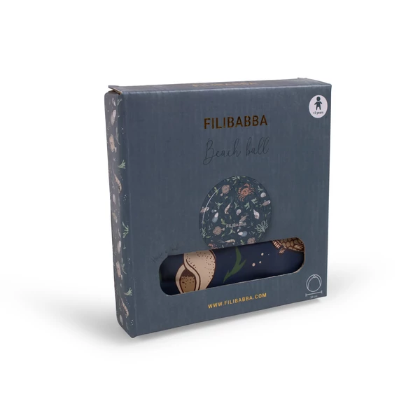 Filibabba szürke strandlabda