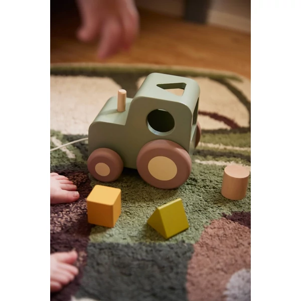 Filibabba formabedobó gurulós traktor