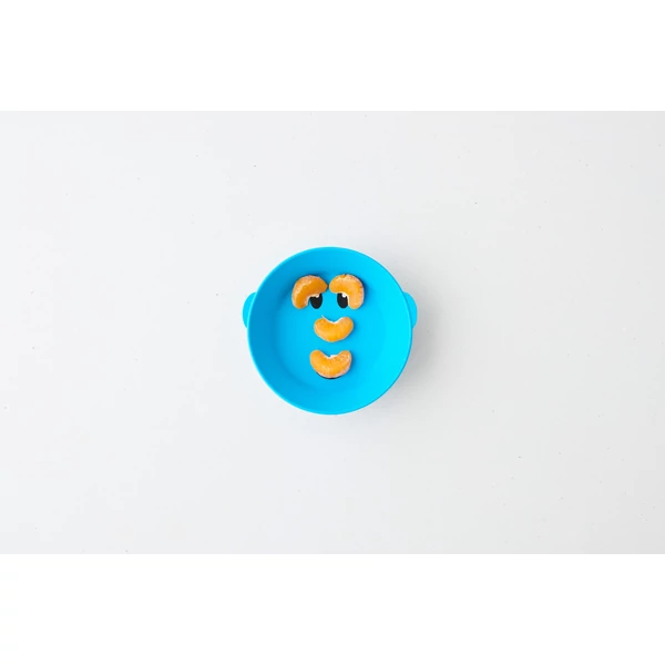 Makihami gyerektányér szett kék hozzátápláláshoz