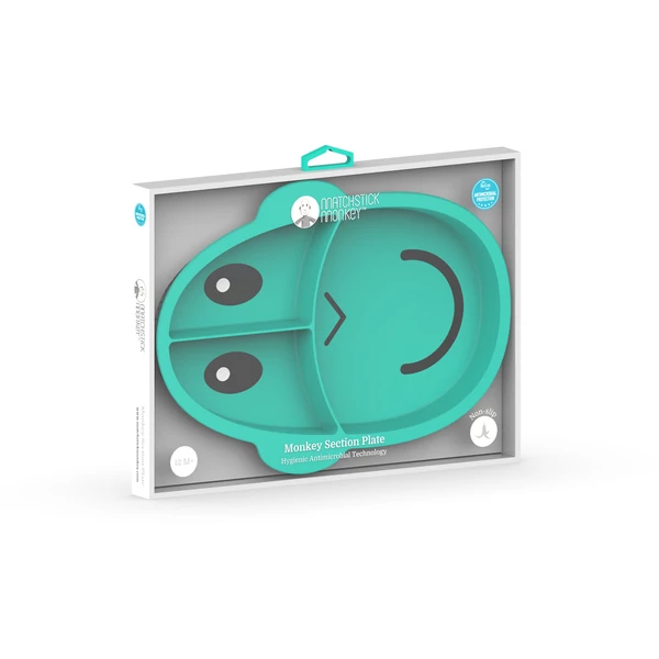 Makihami zöld osztott tányér gyereknek