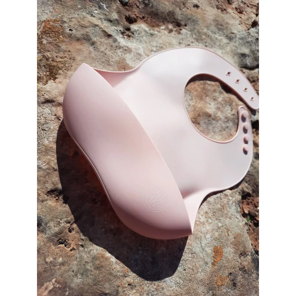NIIAN rózsaszín szilikon előke