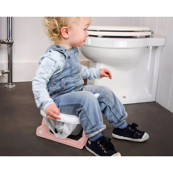 rózsaszín összecsukható mobil bili gyereknek